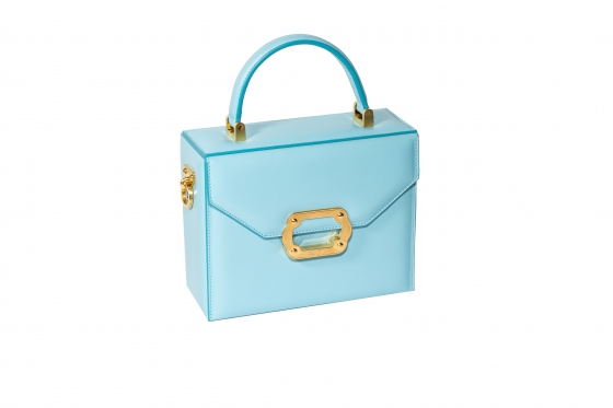 900' Classic Bag (Light Blue) Antique Gold
