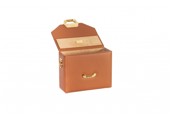 900' Classic Bag (Cognac) Gold