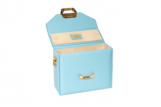 900' Classic Bag (Light Blue) Antique Gold